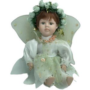 Cathay Rosalie Fairy Doll Marked Cathay Collection 1-5000 Porcelain Collectible